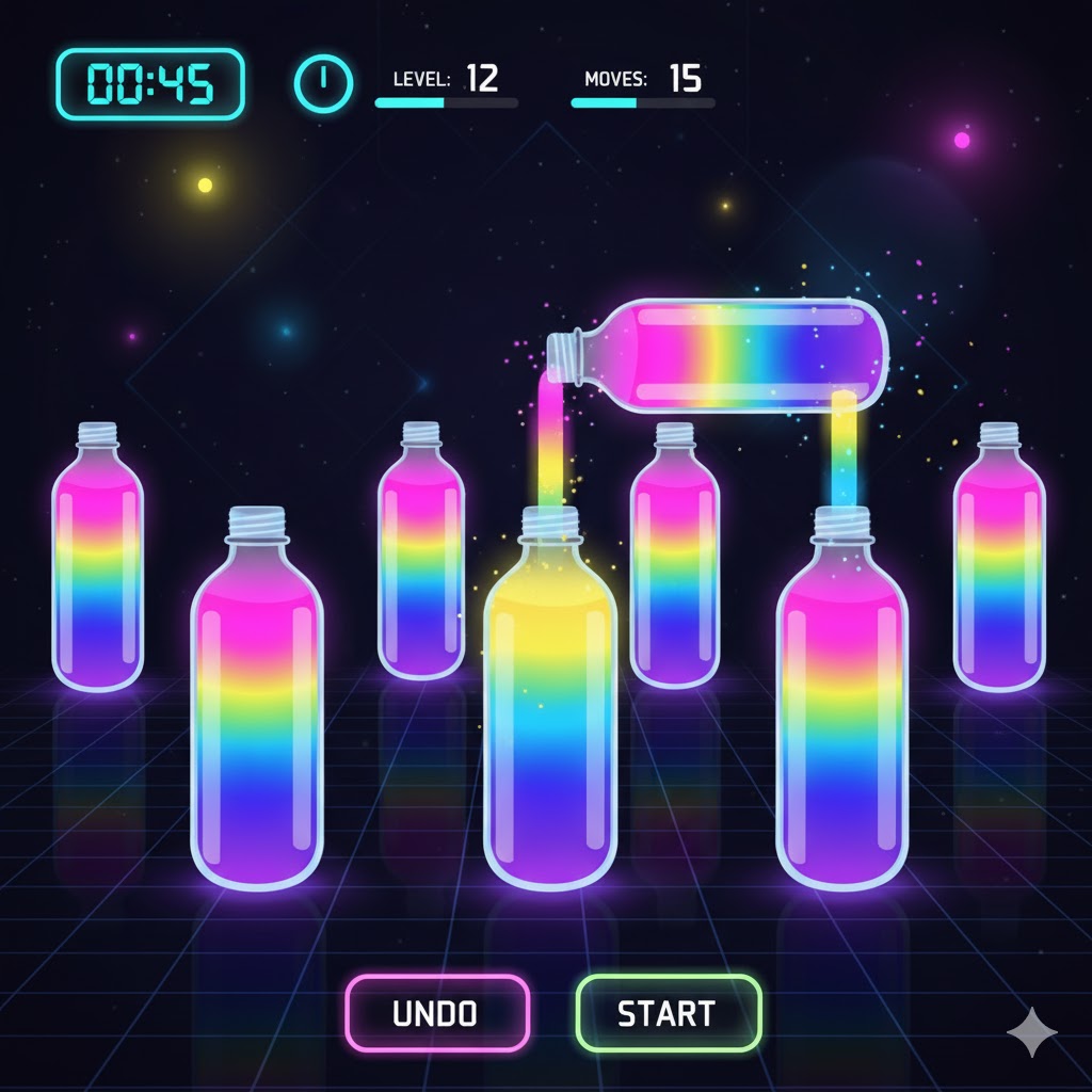 4D Water Sort Puzzle